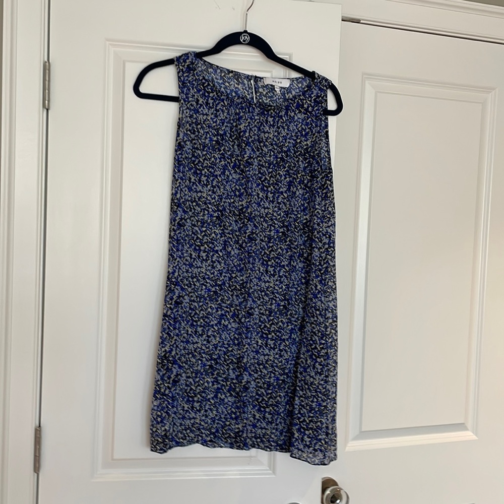 Reiss crêpe summer dress with slip to go under